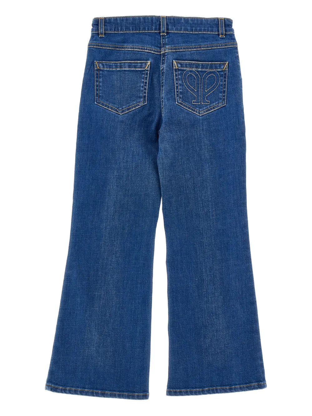 Philosophy Di Lorenzo Serafini Kids Jeans met riemlussen Blauw
