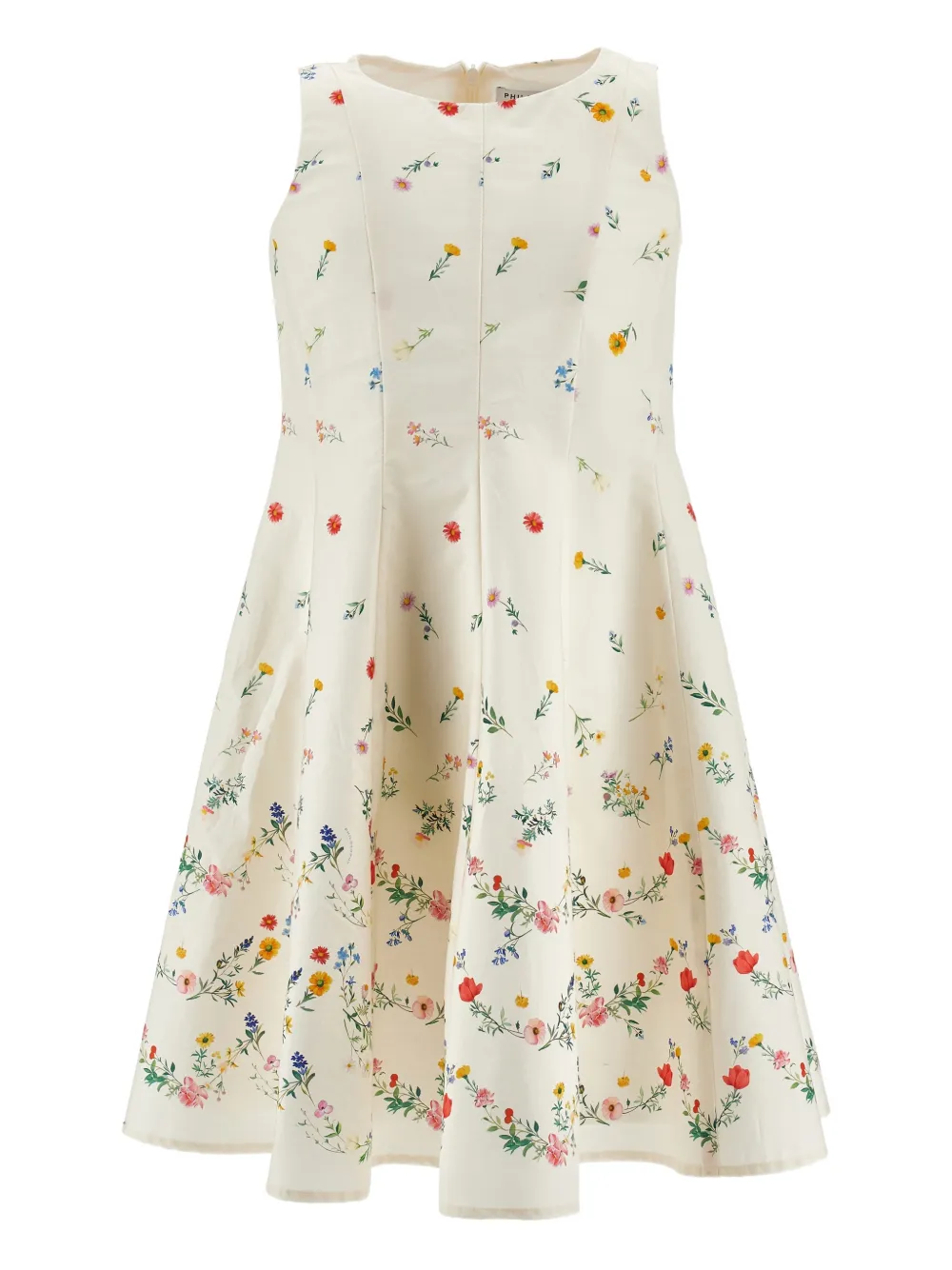 Philosophy Di Lorenzo Serafini Kids floral-print dress - Neutrals