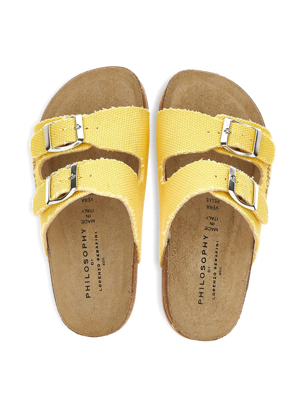 Philosophy Di Lorenzo Serafini Kids Sandalen met gesp Geel