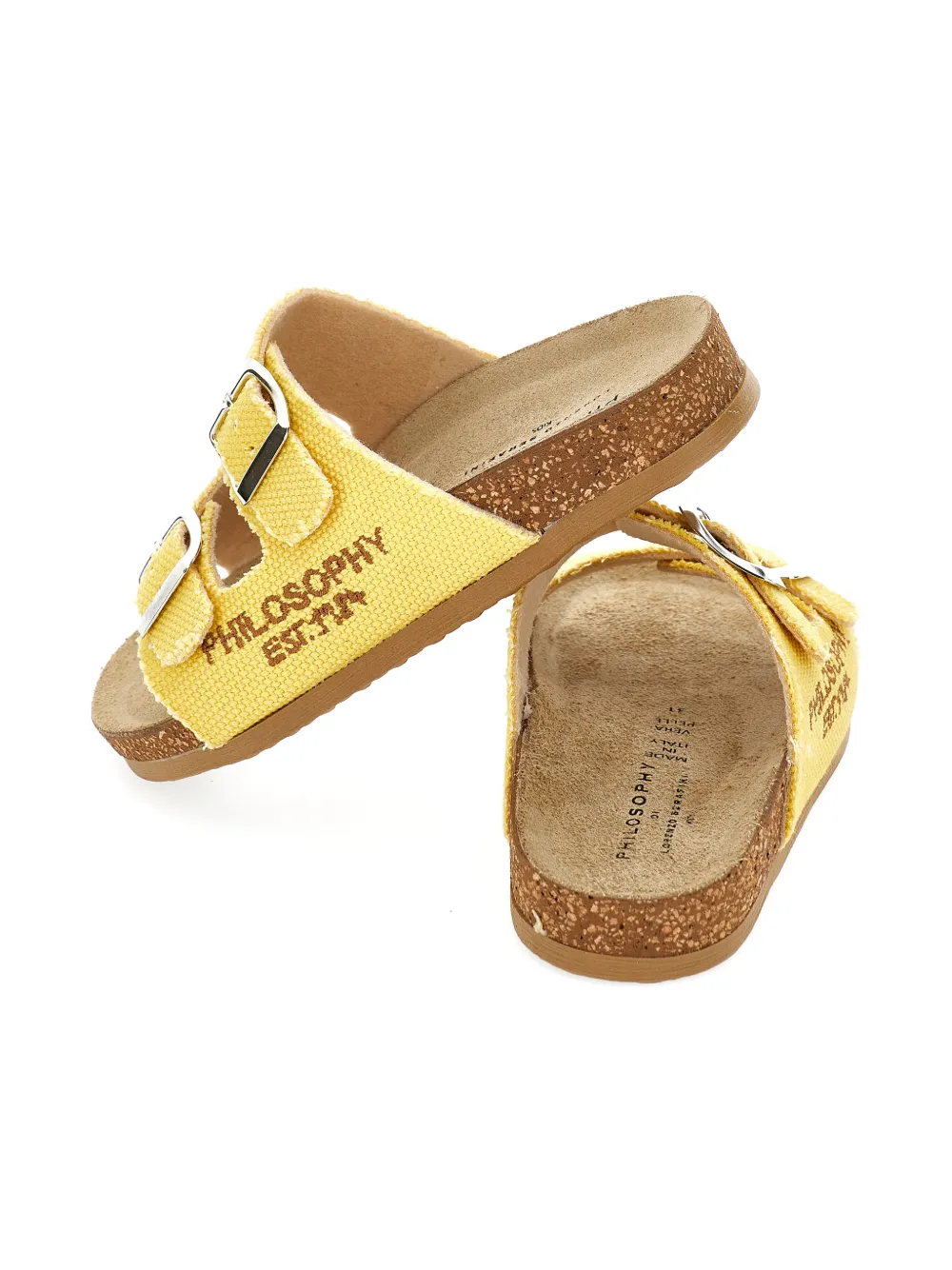 Philosophy Di Lorenzo Serafini Kids Sandalen met gesp Geel