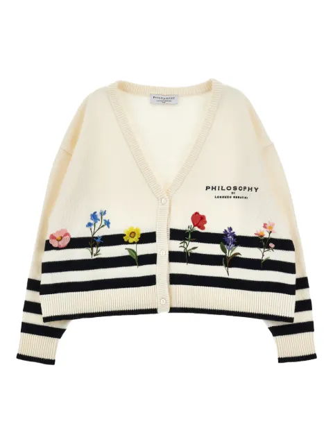 Philosophy Di Lorenzo Serafini Kids V-neck cardigan
