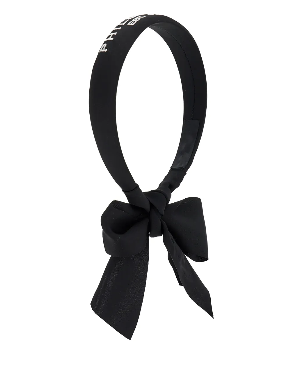Philosophy Di Lorenzo Serafini Kids Haarband met striksluiting Zwart