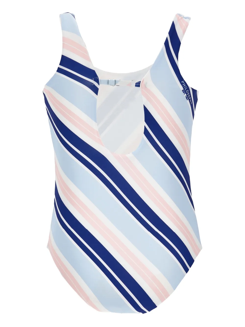 Philosophy Di Lorenzo Serafini Kids Gestreept badpak Blauw