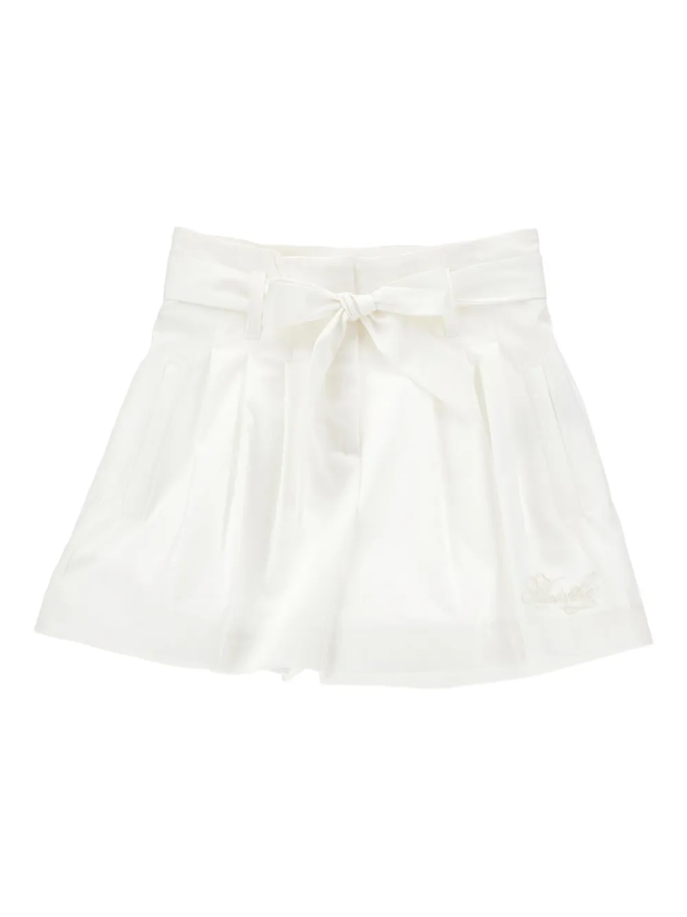 Philosophy Di Lorenzo Serafini Kids Shorts con cintura - Bianco