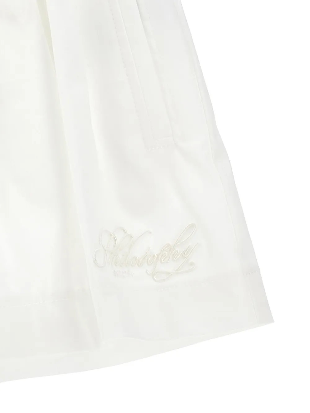 Philosophy Di Lorenzo Serafini Kids Shorts met ceintuur Wit