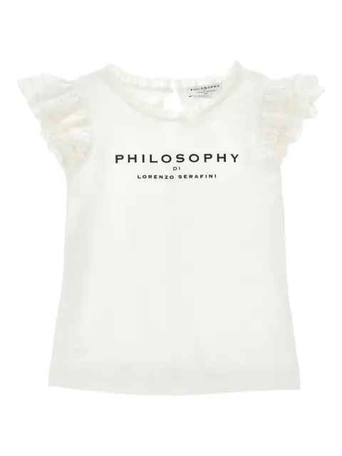 Philosophy Di Lorenzo Serafini Kids ラッフルレース Tシャツ