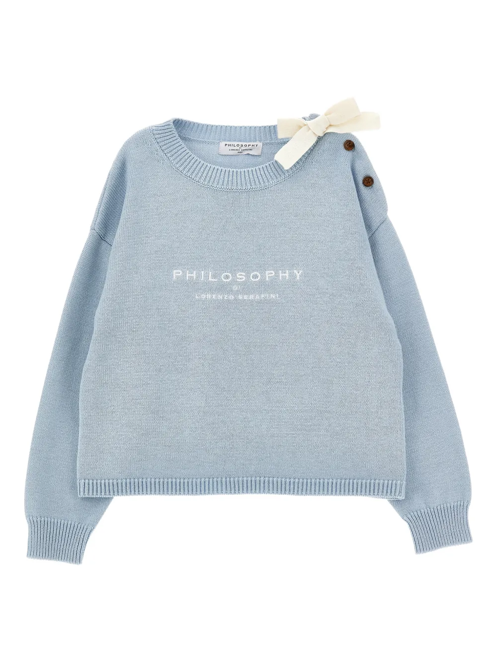 Philosophy Di Lorenzo Serafini Kids Maglione con fiocco - Blu