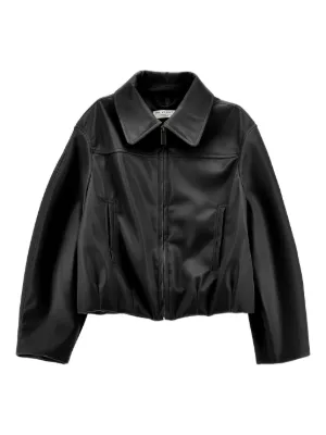 Dolce & Gabbana Kids Studded Leather Biker Jacket | Black | FARFETCH