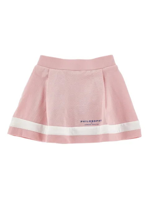 Philosophy Di Lorenzo Serafini Kids falda con franja del logo