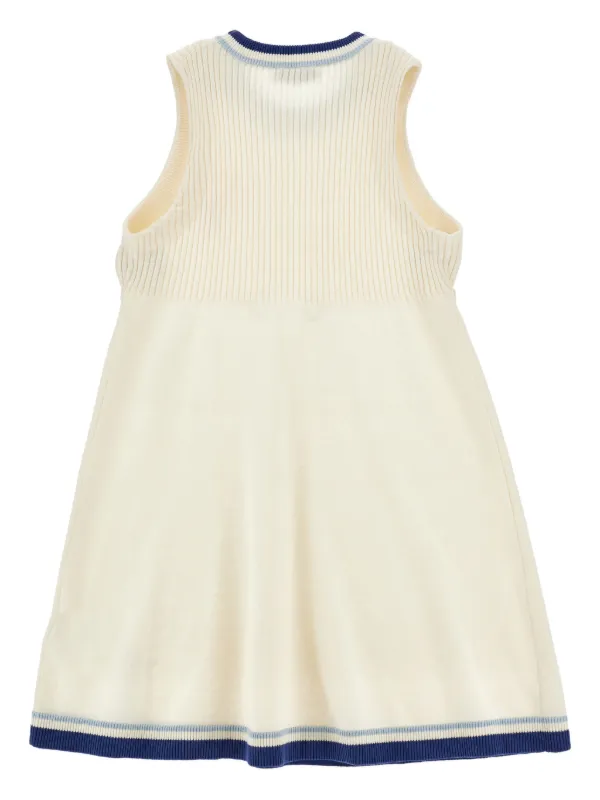 philosophy embroidered dress Philosophy di Lorenzo Serafini Embroidered Dress - Ivory/Blue