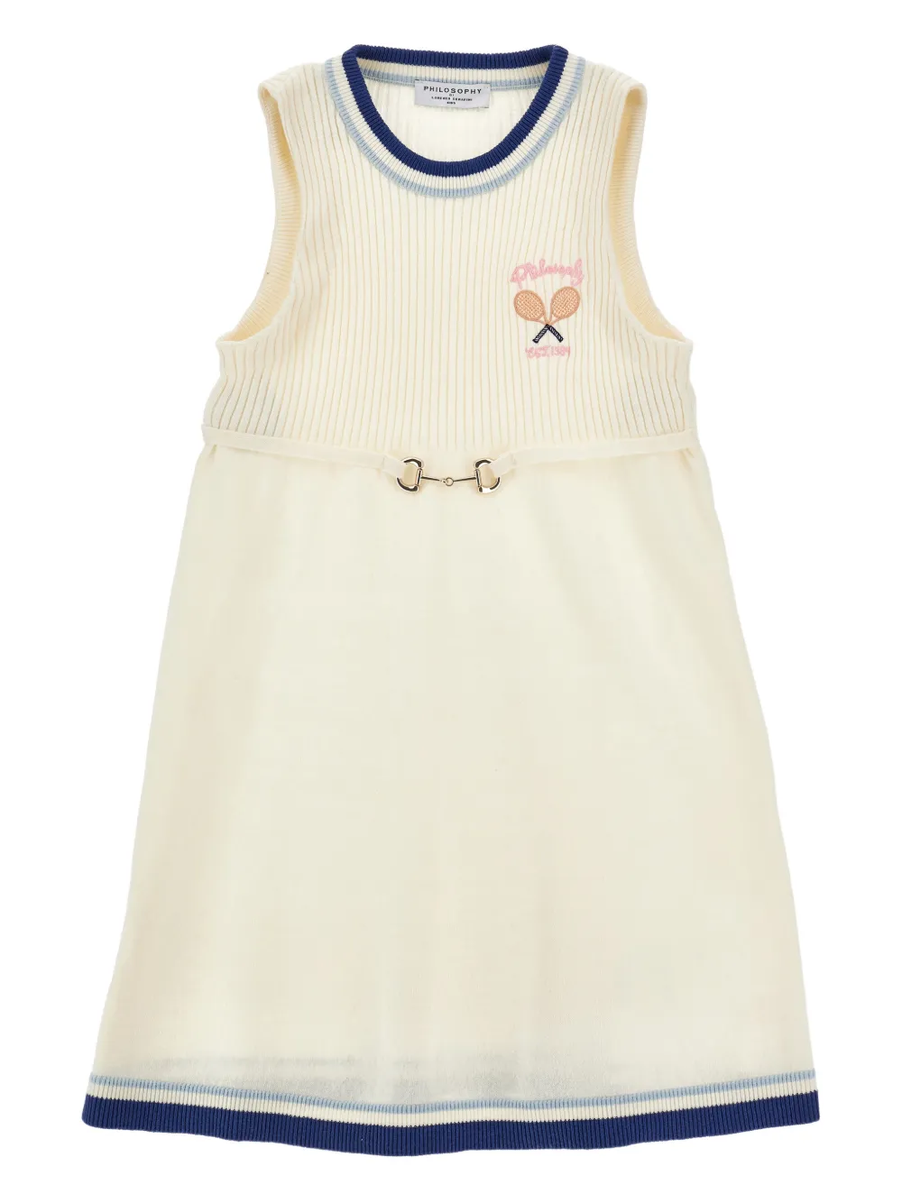 Philosophy Di Lorenzo Serafini Kids Abito con ricamo - Toni neutri