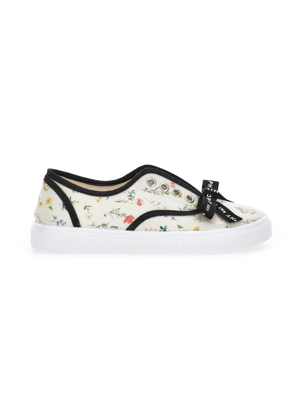 Philosophy Di Lorenzo Serafini Kids Sneakers met bloemenprint Beige