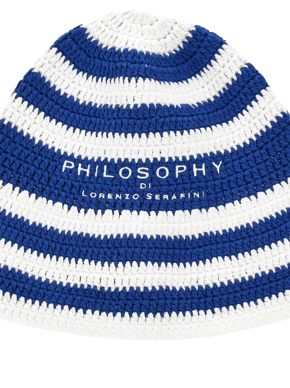 Striped Logo-Print Beanie Hat