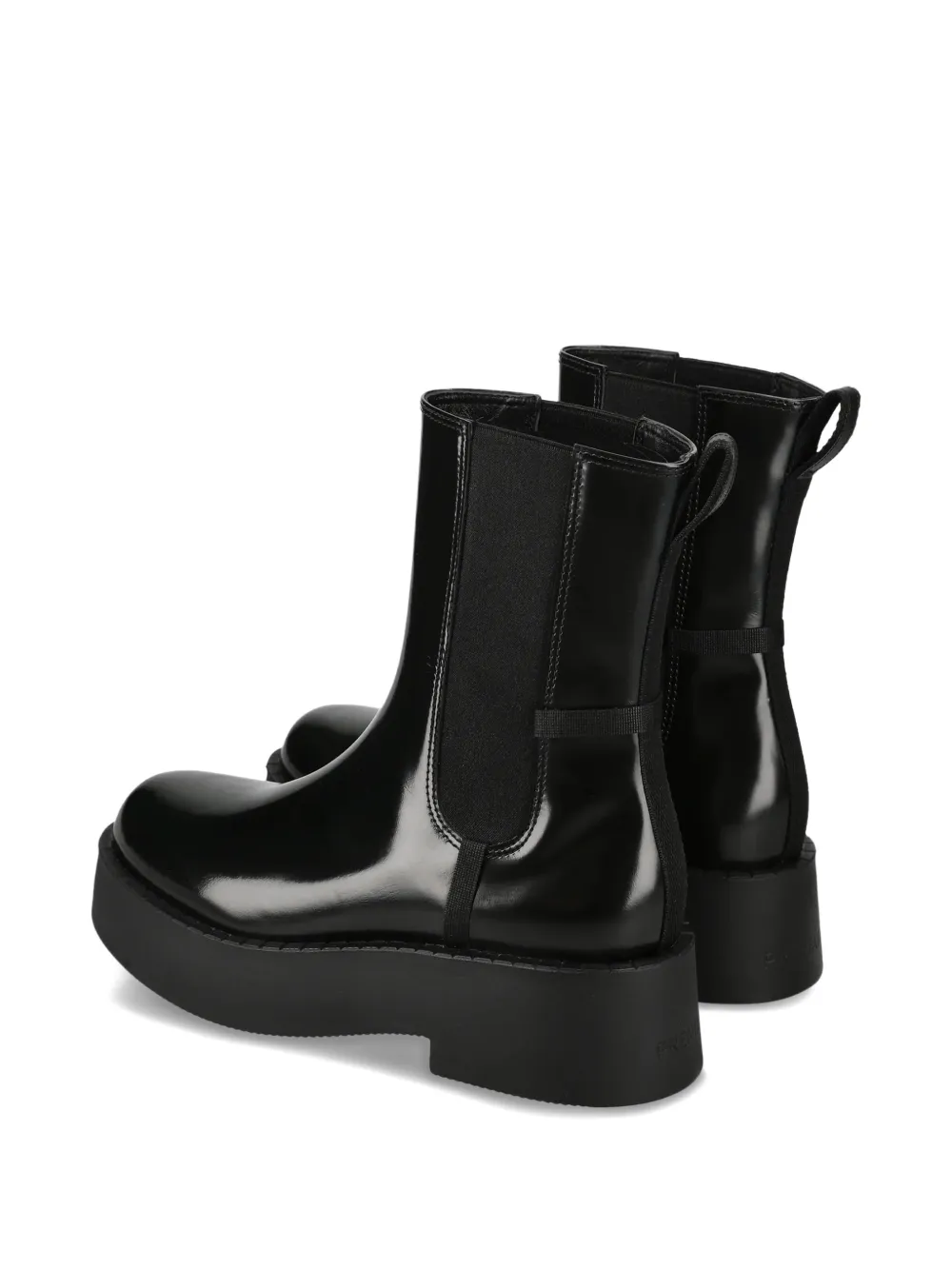 Premiata platform ascot boots Zwart