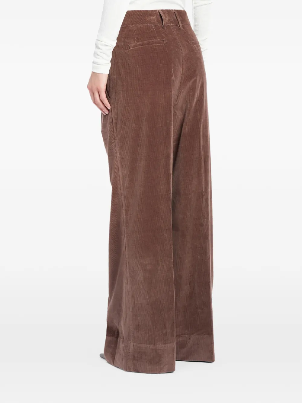 Dondup Eloise Pleated Trousers In Brown