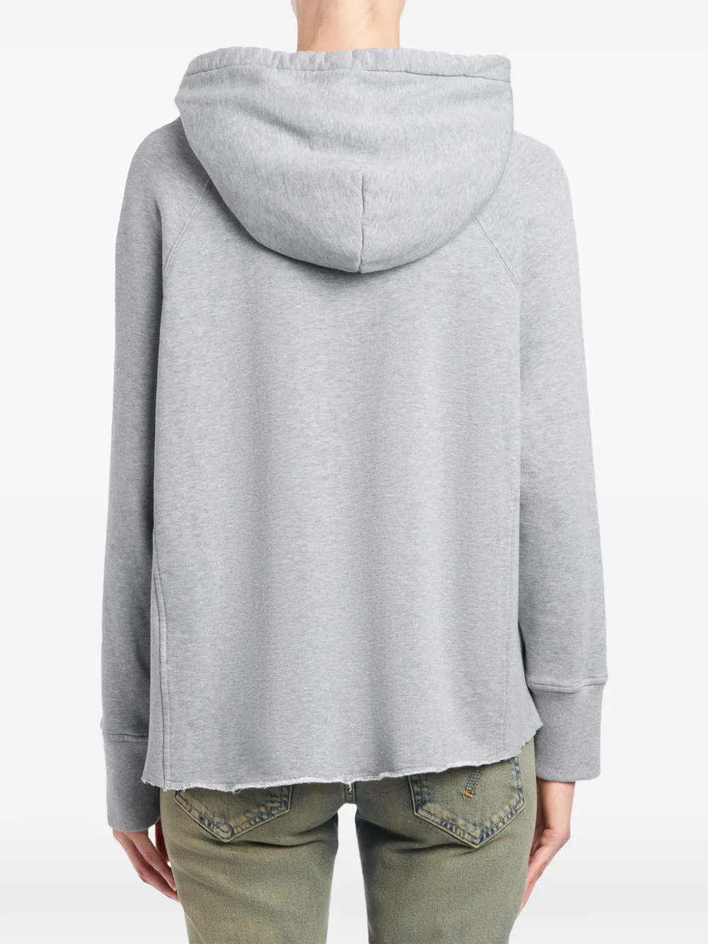 Dondup Casual Gray Hoodie With Drawstring And Ribbed Cuffs In Gray