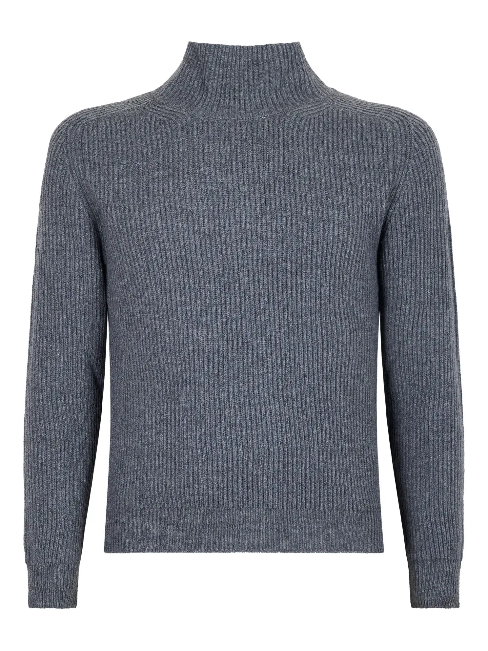 DONDUP ribbed high-neck sweater - Grigio