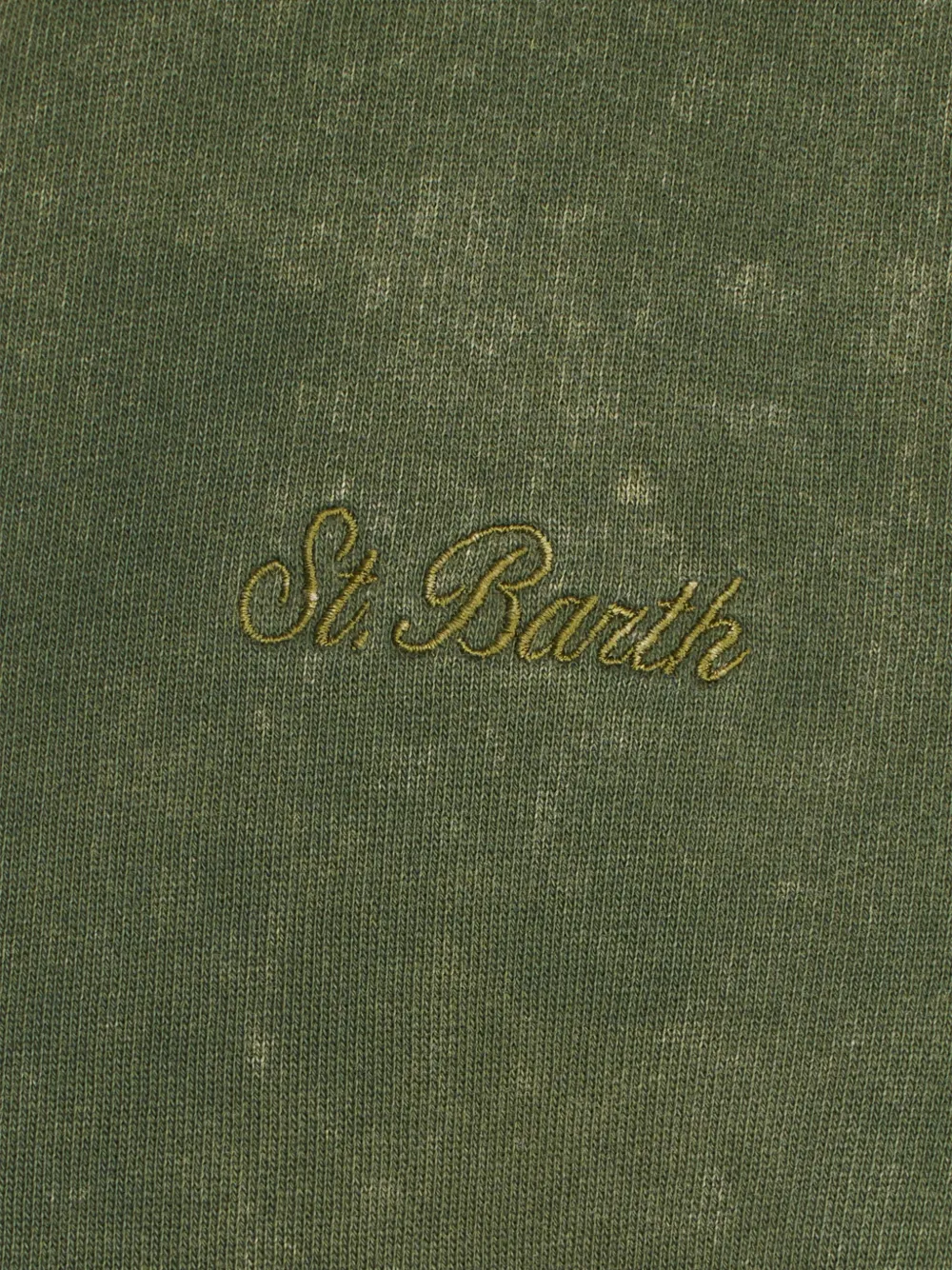 MC2 Saint Barth embroidered crew-neck sweatshirt Groen