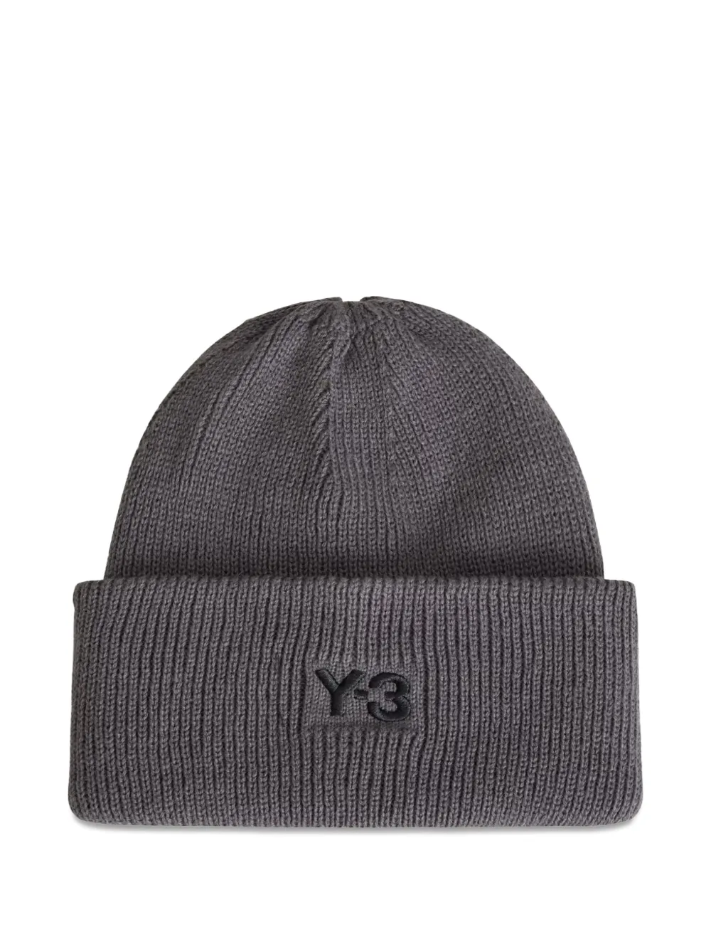 Y-3 Logo Beanie Hat In Green
