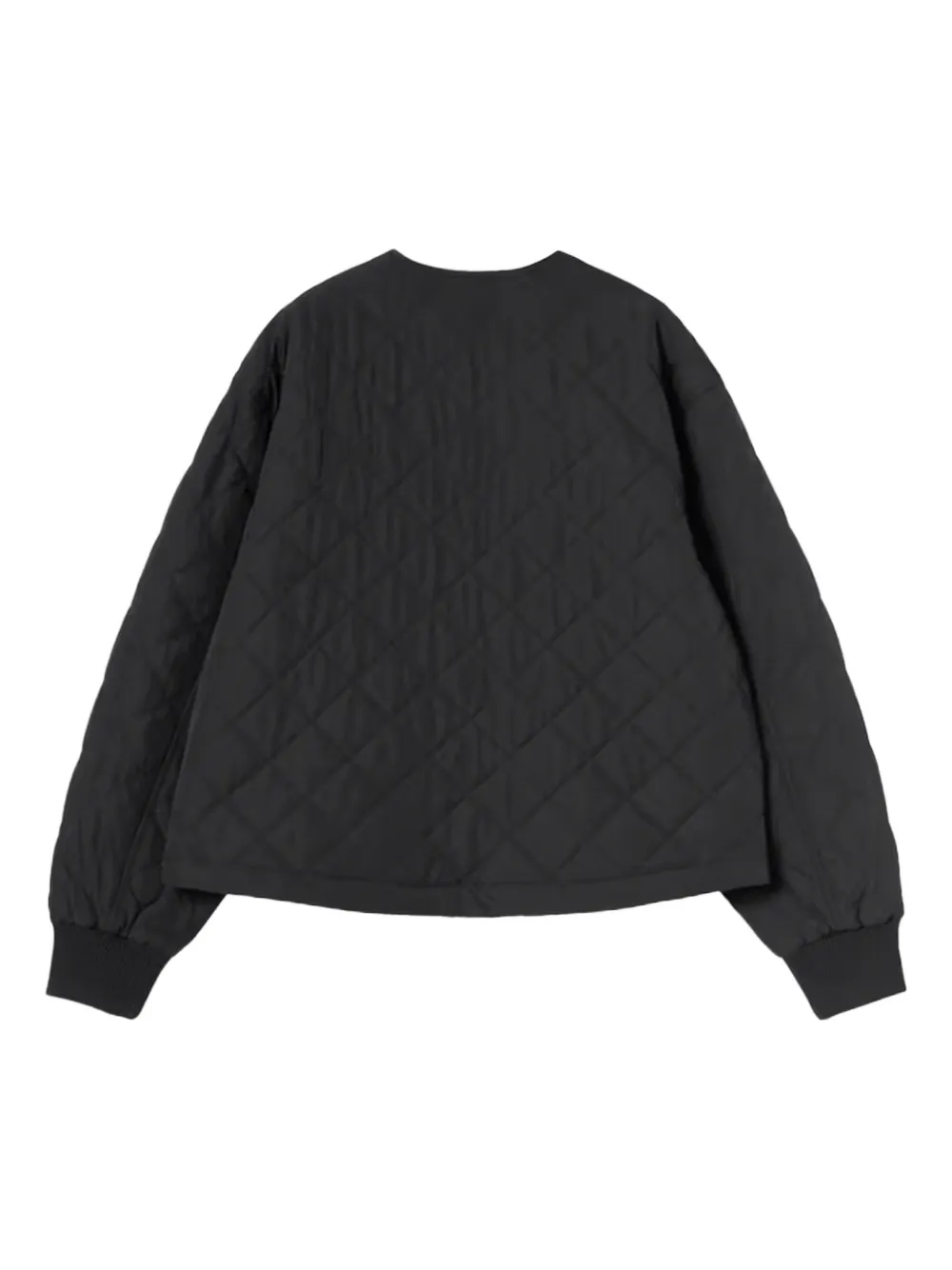 Carhartt Quilted Buttoned Puffer Jacket In Black