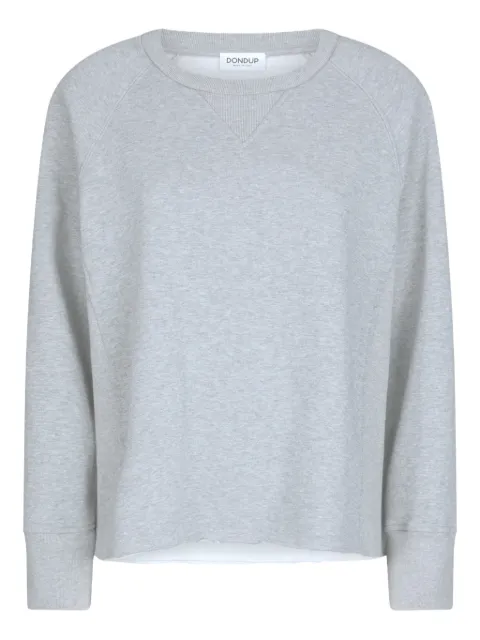DONDUP raw-hem crew-neck sweatshirt