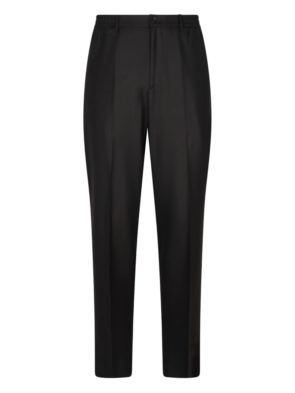 Tagliatore Elasticated-waistband Trousers In Black