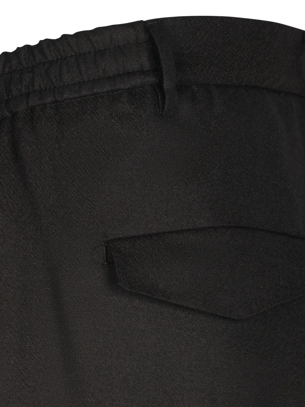 Tagliatore Elasticated-waistband Trousers In Black