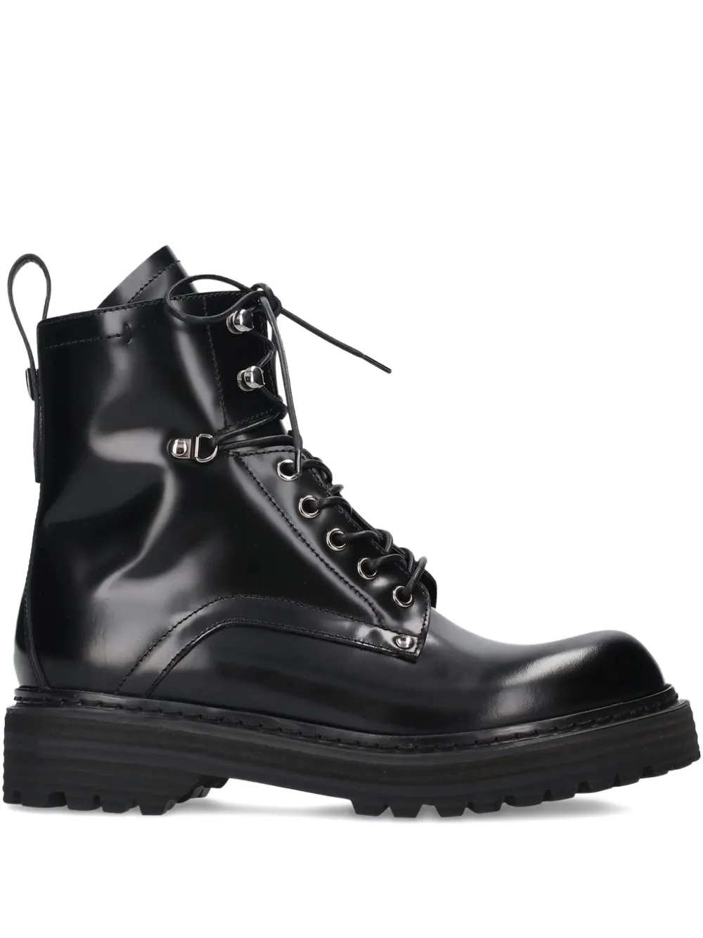 Premiata lace-up ankle boots - ブラック Premiata lace-up ankle boots - ブラック