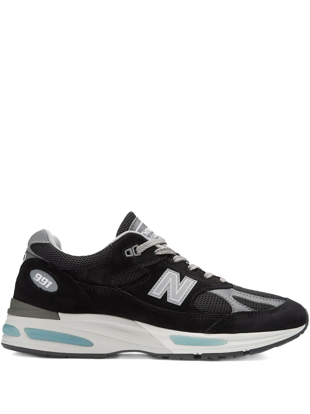New Balance 991v2 lace-up sneakers | Black | Image 1