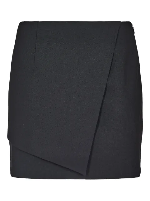 DONDUP logo-appliqué mini skirt