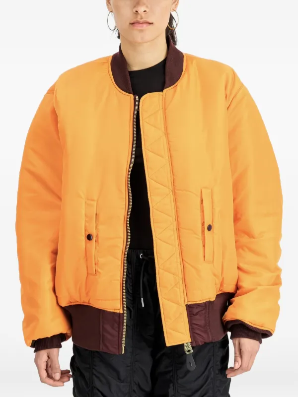 Alpha Industries zip-up Reversible Bomber Jacket | Red | FARFETCH ZA