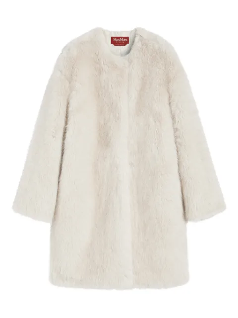 Max Mara Eros concealed closure coat