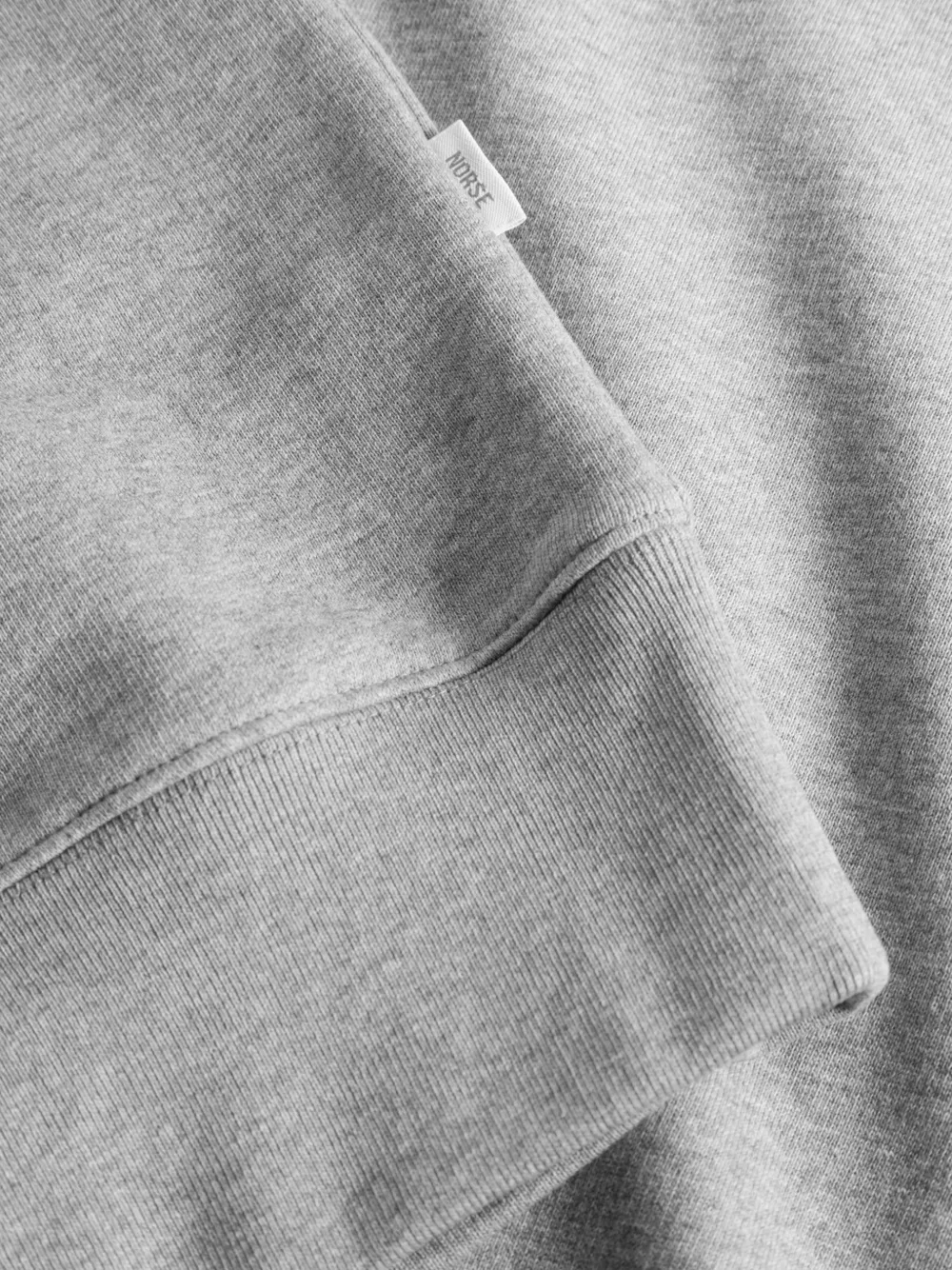 Norse Projects knitted cotton sweatshirt Grijs