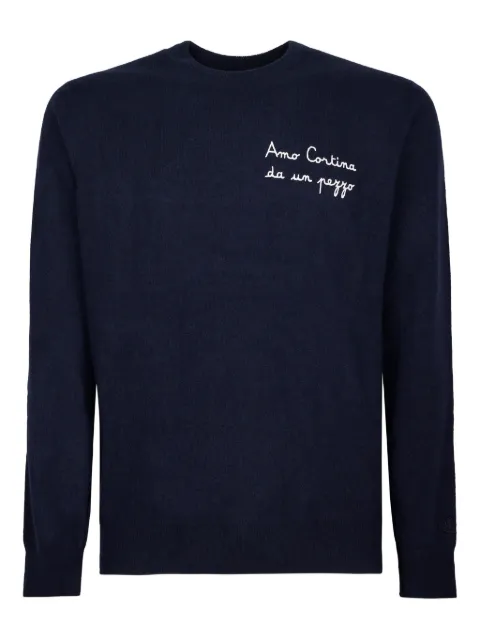 MC2 Saint Barth embroidery crew-neck sweater