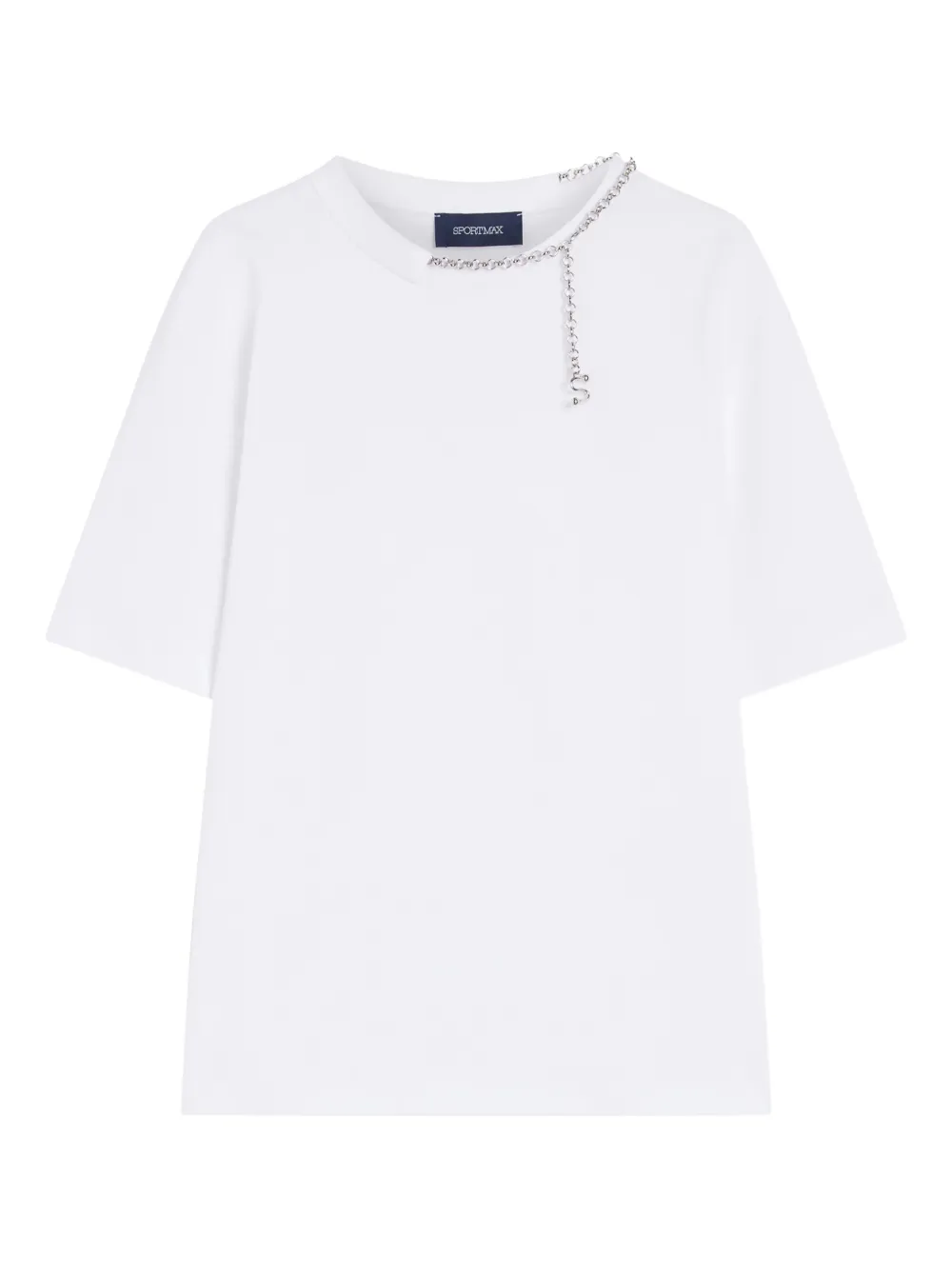 Sportmax Oblato chain T-shirt - Bianco