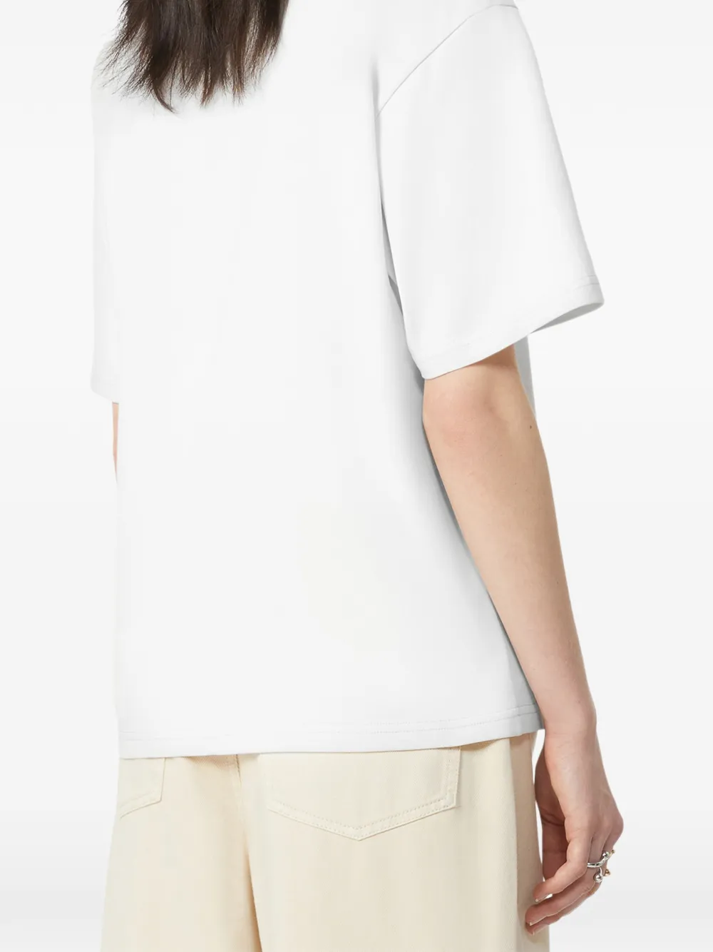 Sportmax Oblato chain T-shirt Wit