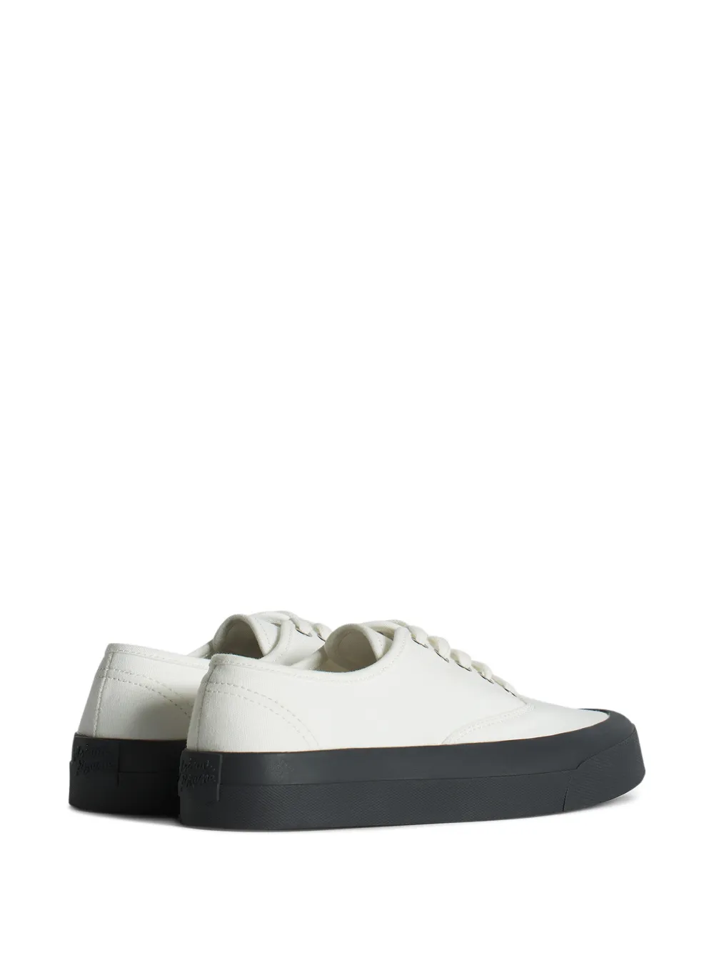 Maison Kitsuné Sneakers met contrasterende zool Wit