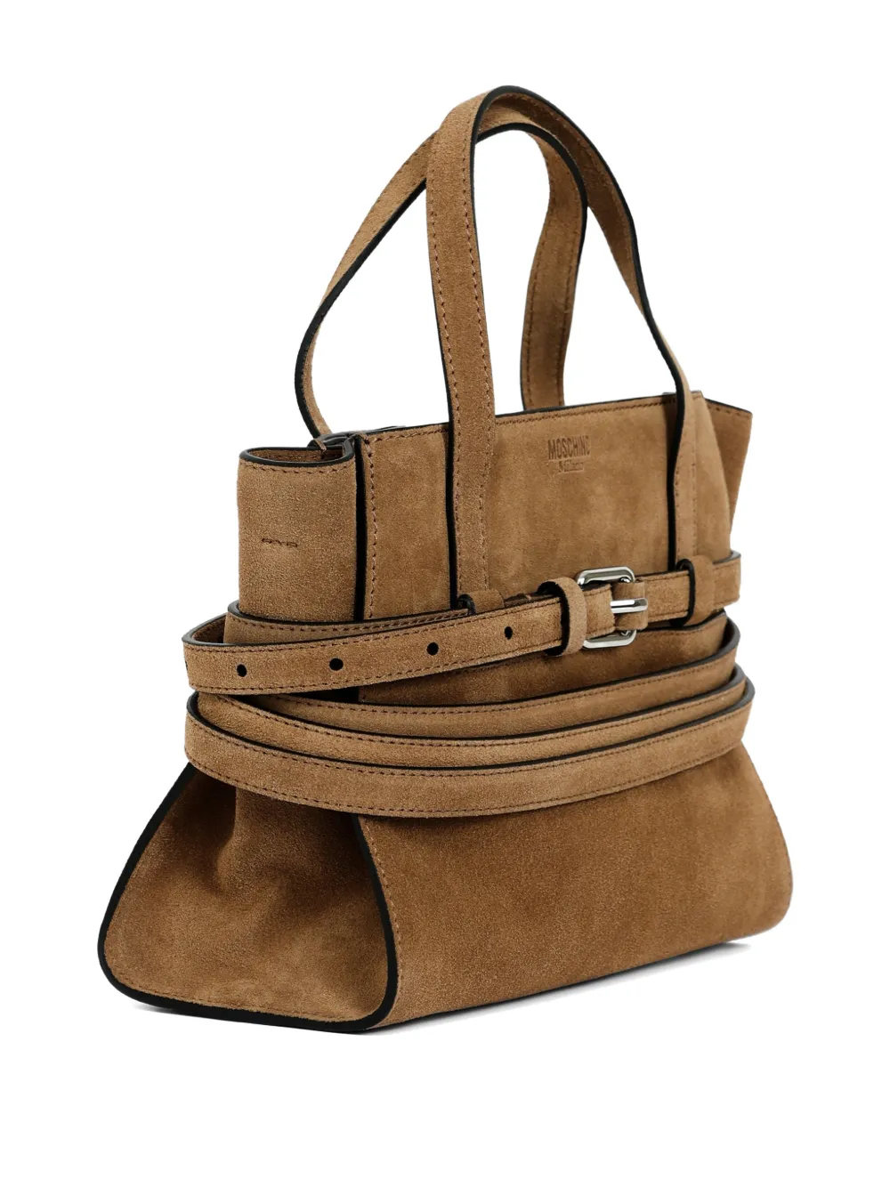 Moschino buckle-fastening tote bag Bruin