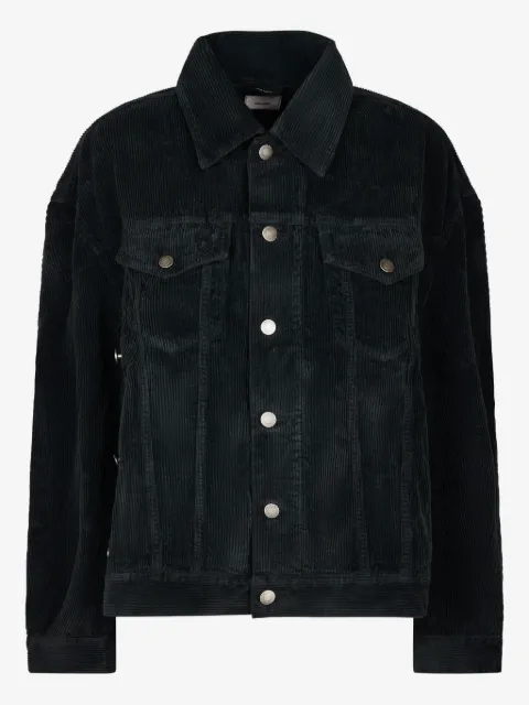 Haikure corduroy button jacket