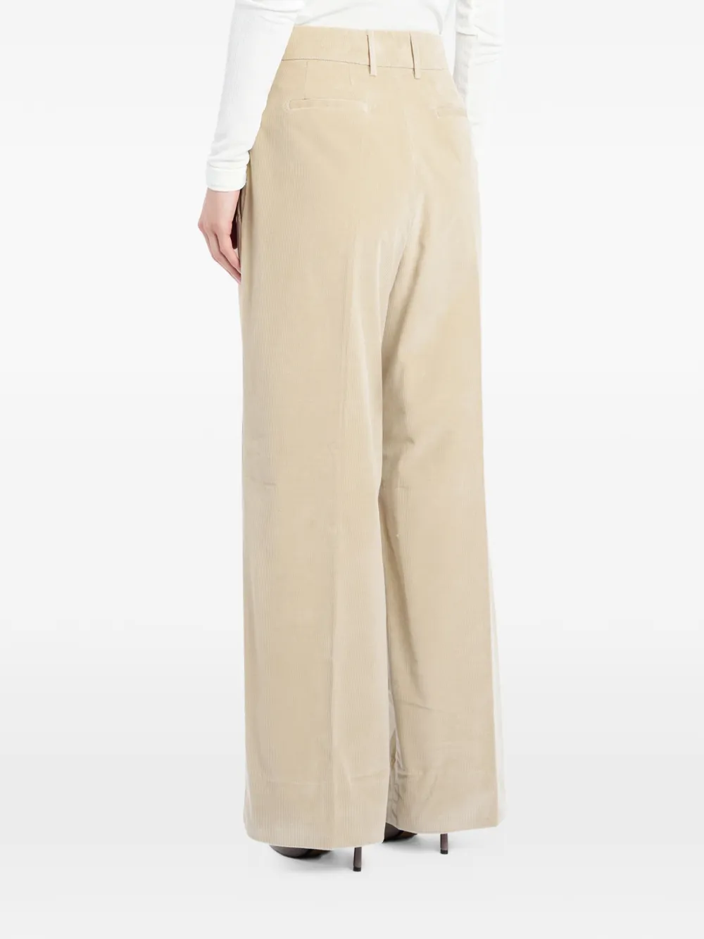 DONDUP Eloise pleated trousers Beige