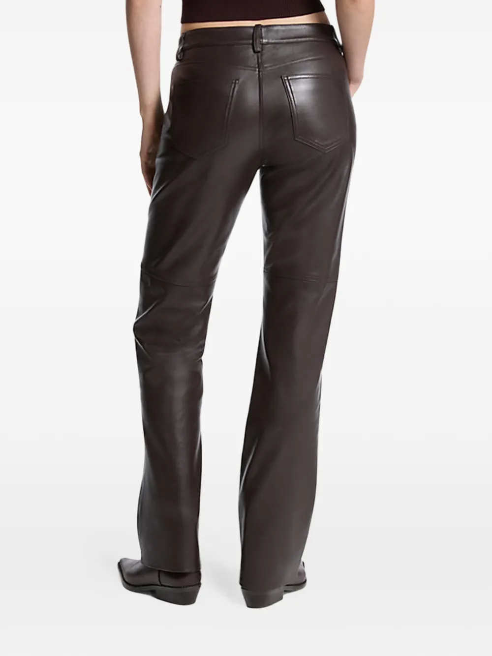 Michael Kors leather trousers - Bruin