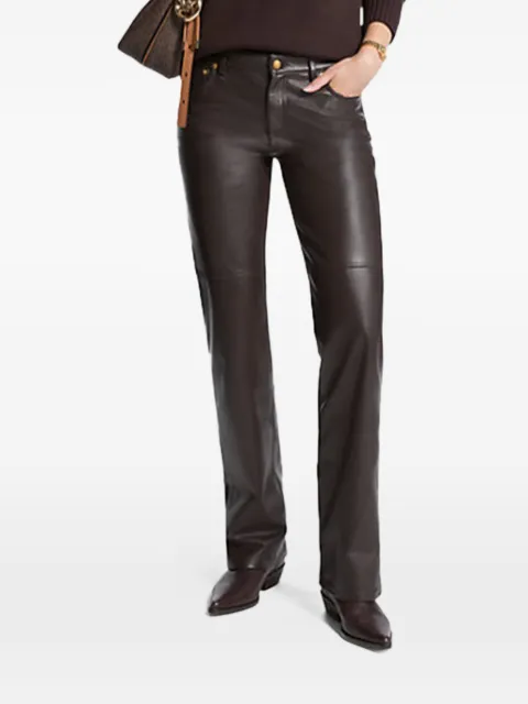 Michael Kors leather trousers