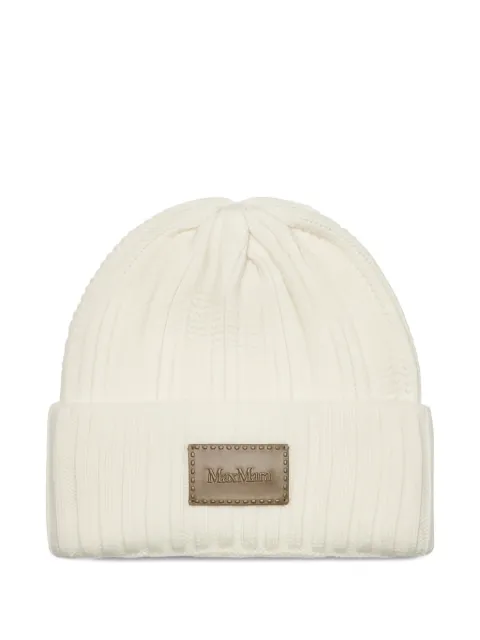 Max Mara Gorro canelado com patch
