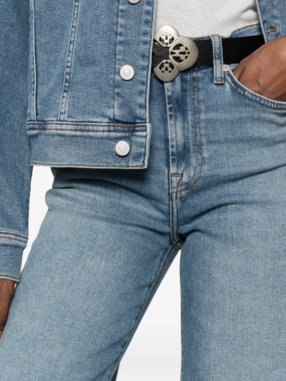 7 For All Mankind Modern Dojo jeans met vijf zakken Blauw