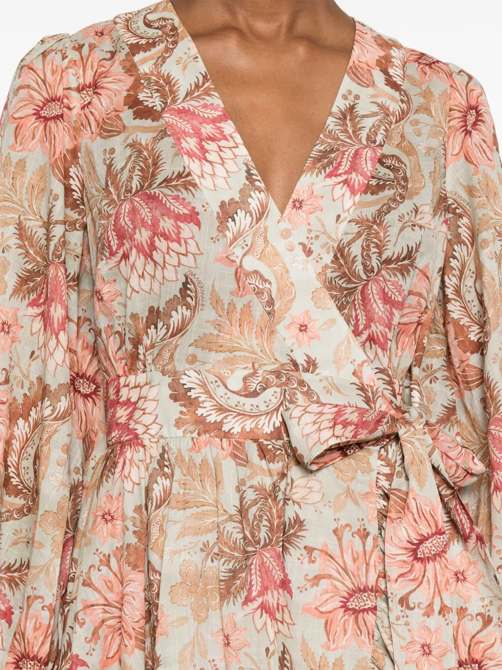 Floral Ruffled Mini Dress