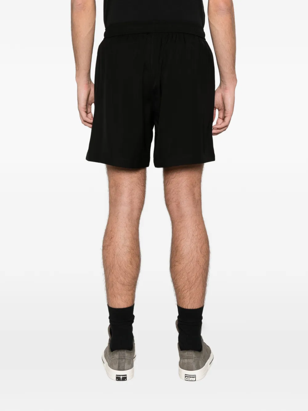 AMIRI Shorts met grafische print en trekkoord Zwart