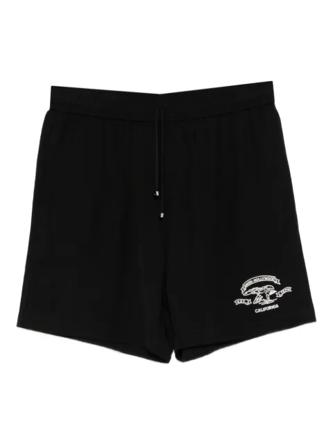 AMIRI graphic drawstring shorts