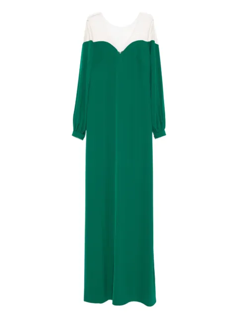 CRISTALLINI Carmen long-sleeves maxi dress