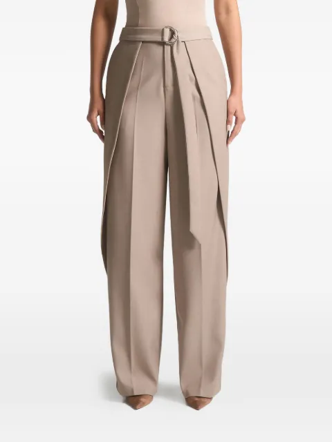 Manière De Voir D-ring pleated tailored trousers