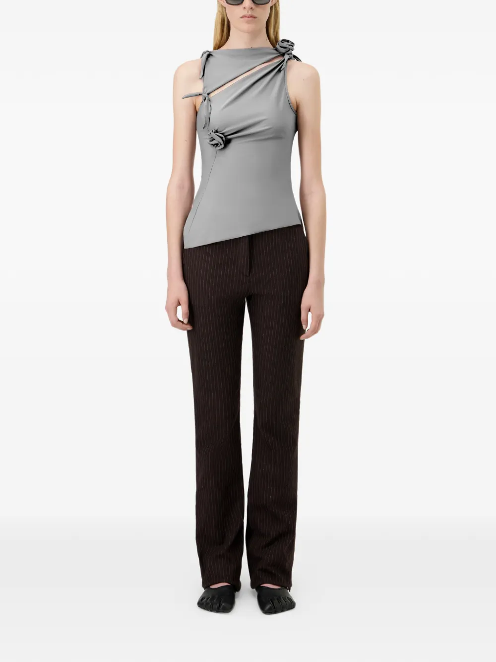 Coperni Blusa floral com nó | Regatas | Image 2